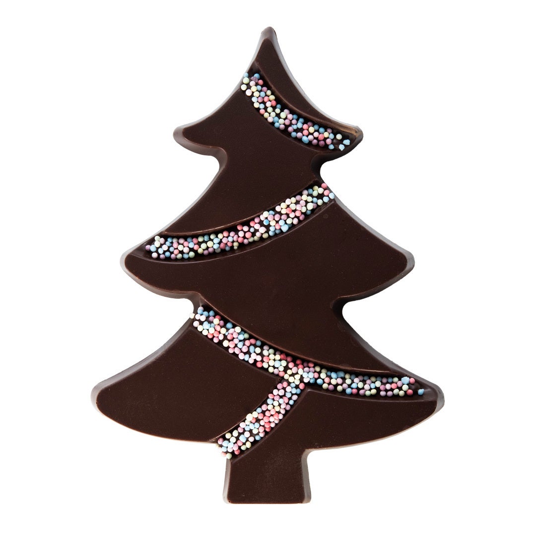 Dark Chocolate Christmas Tree Slab | Coco Chemistry